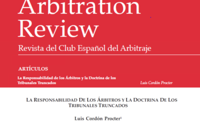 The responsability of the arbitrators and the doctrine of the truncated courts