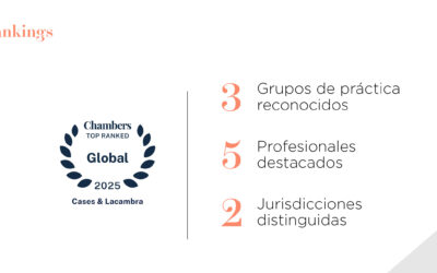 Cases & Lacambra destaca un año más en la edición Global de Chambers and Partners